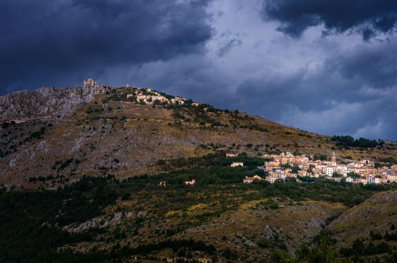 Storm over the castle
