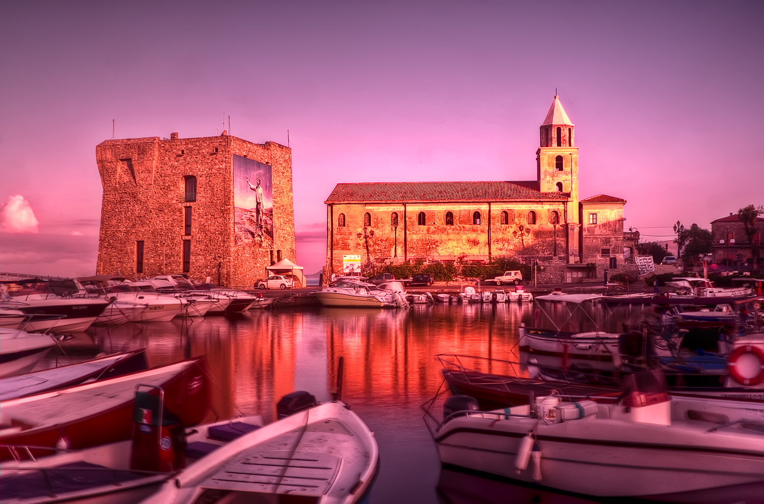Harbour sunrise, Acciaroli, Italy