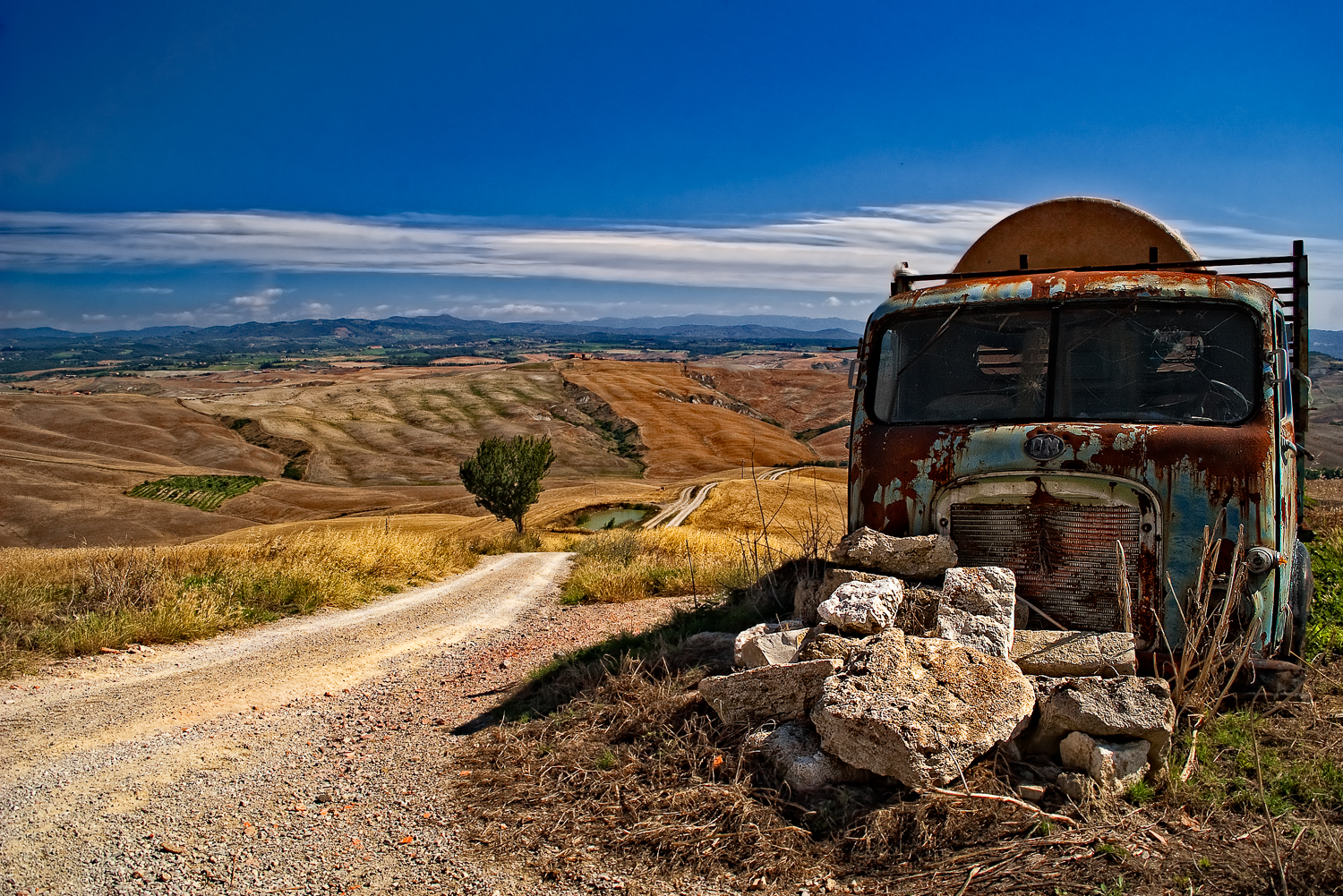 The truck, Toscana, Italy