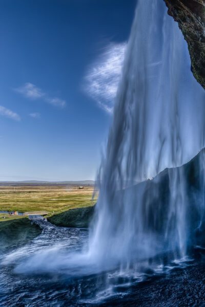 A glimpse of Iceland - Seljalandsfoss, Waterfall Southern Iceland