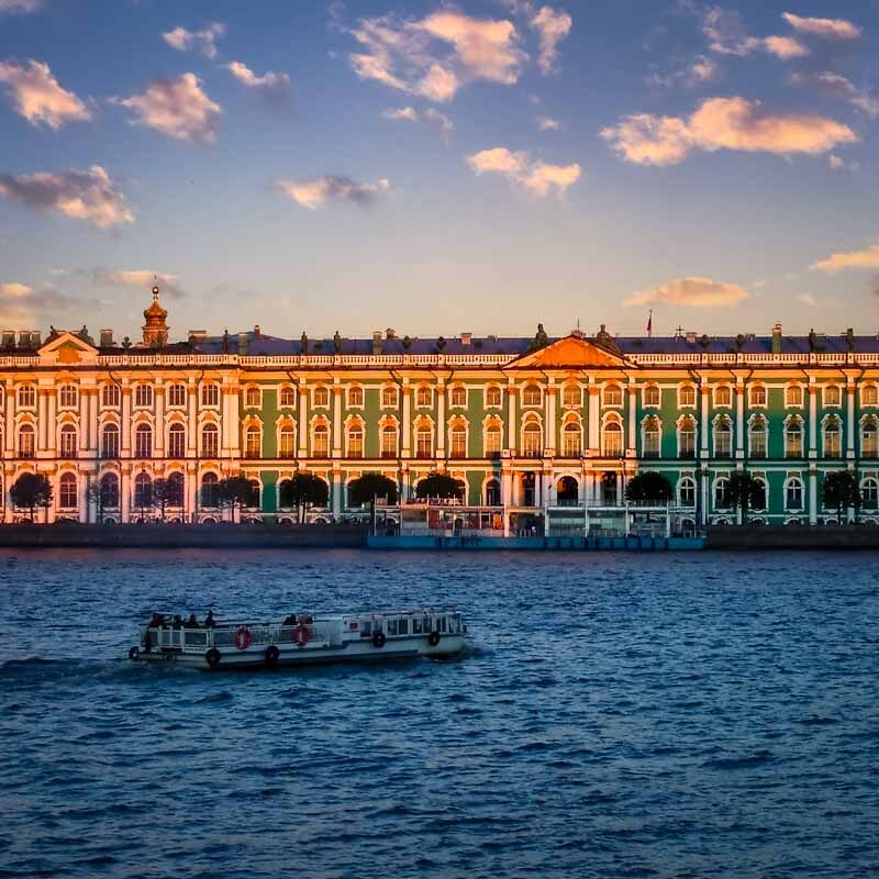 Winter Palace sunset