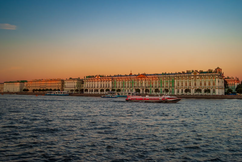 Beginning of the white night - Saint Petersburg>