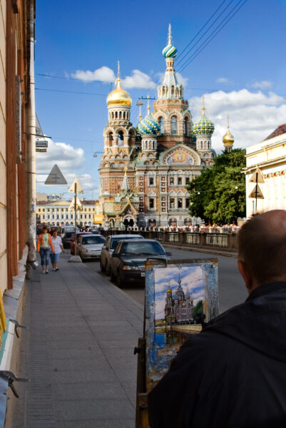 Artistic view Saint Petersburg