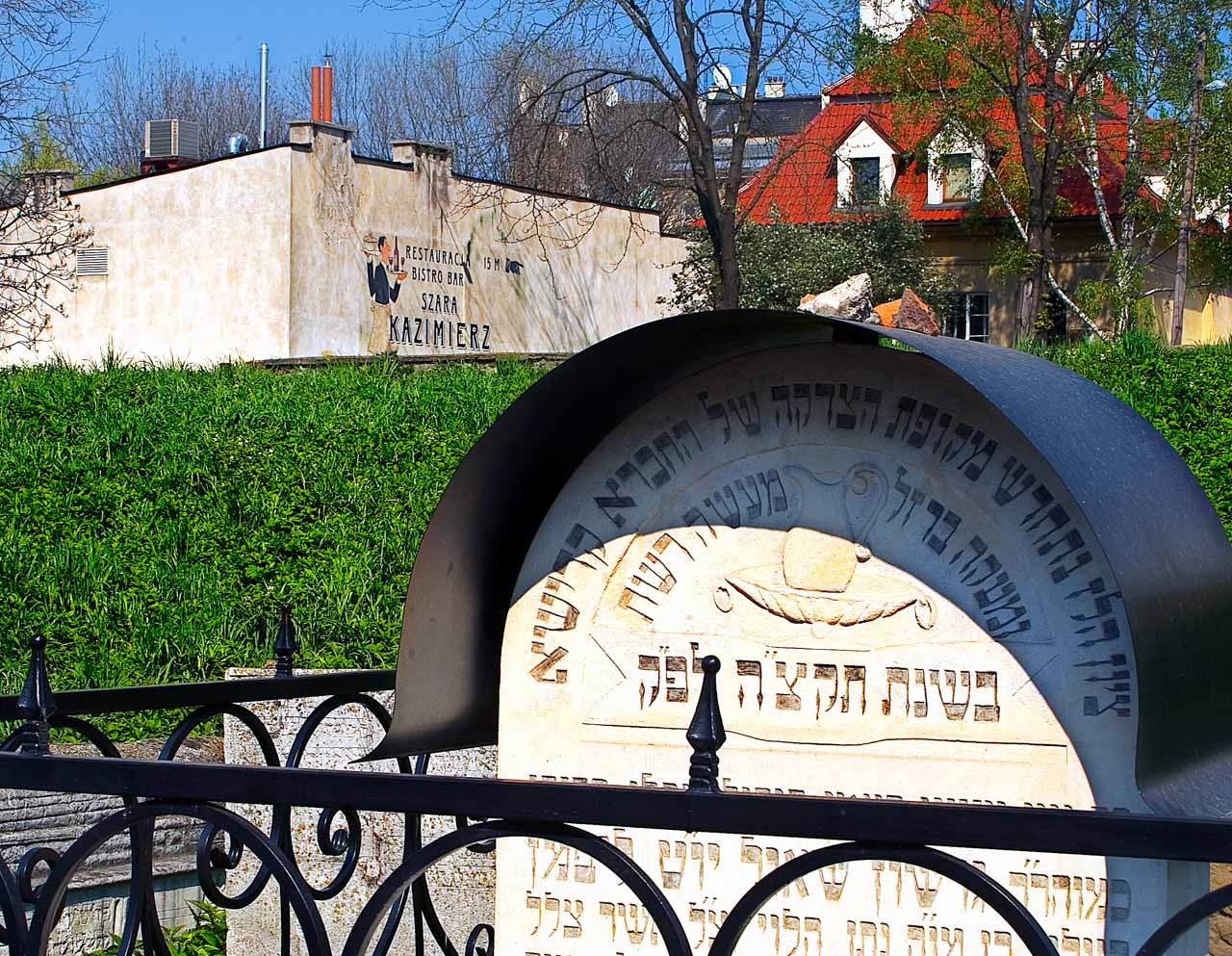 The Jewish cemetery