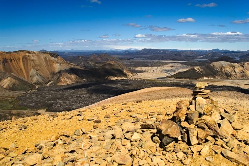 Landmannalaugar  - Brennisteinsalda  - Cairn