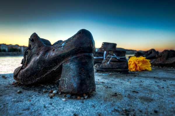 Le scarpe sul Danubio Budapest Ungheria 2