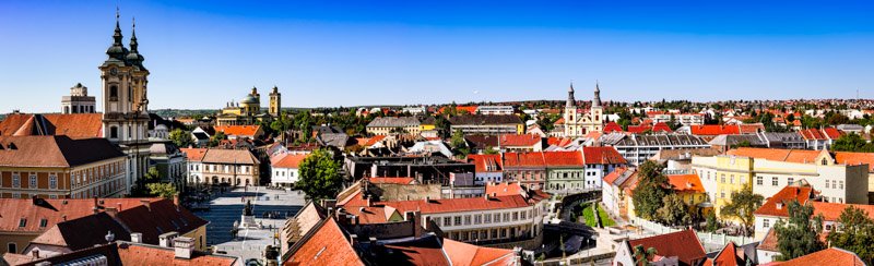 Eger cityscape