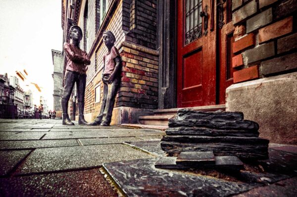 I ragazzi della via Pàl, Budapest Statue dei fratelli Pasztor