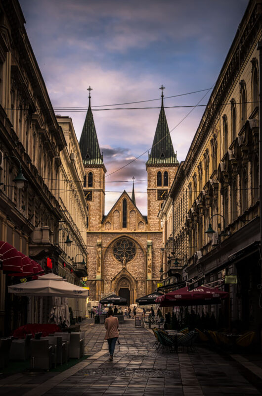 La cattedrale cattolica di Sarajevo