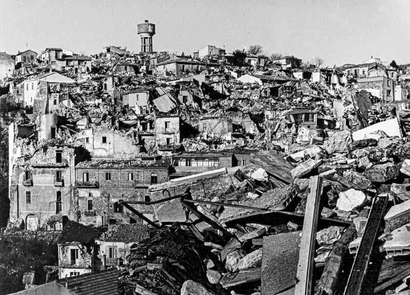 Conza della Campania - Destroyed town - 1980 Earthquake